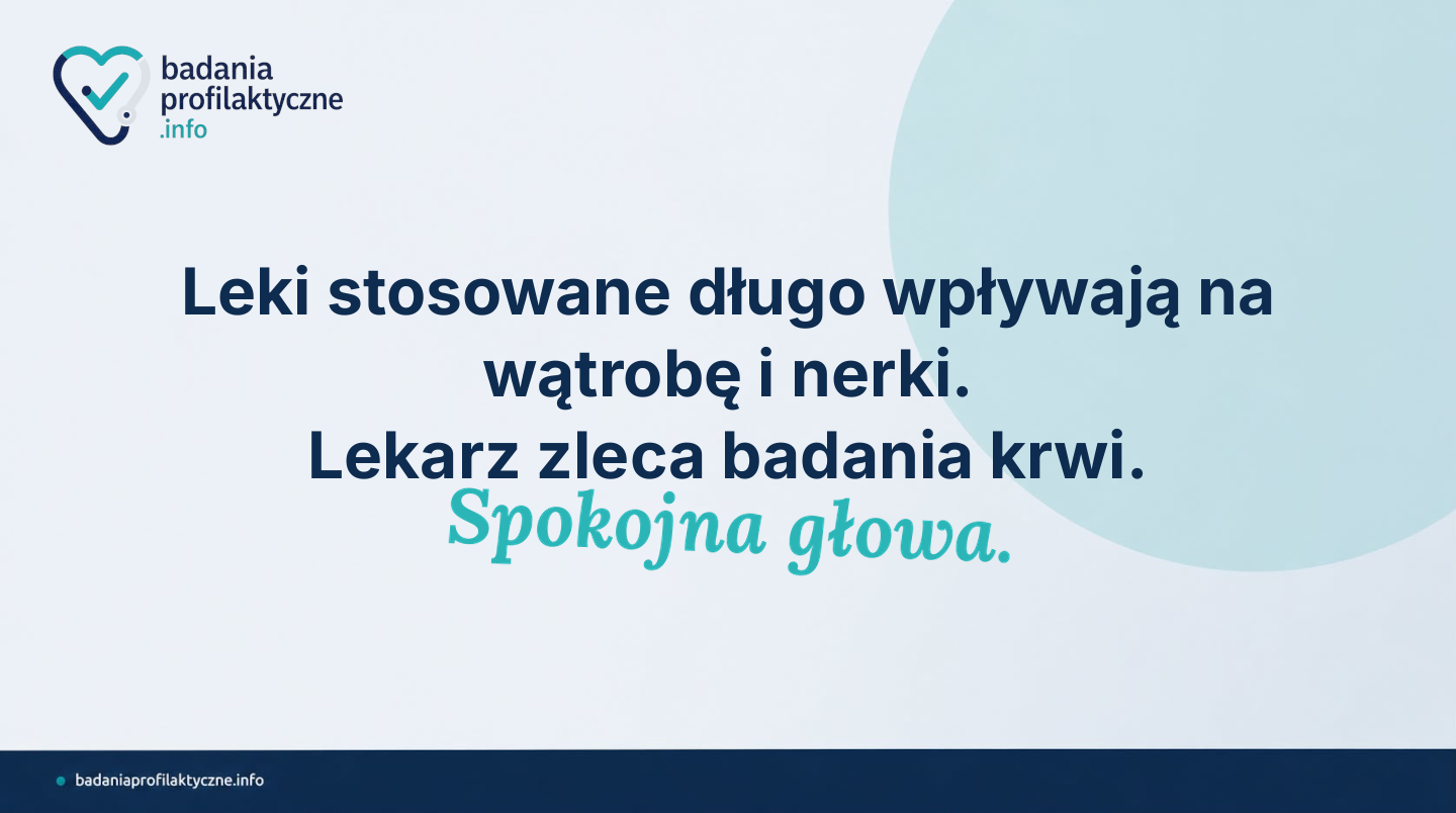 Leki przewlekłe — badania kontrolne, które zleca lekarz i dlaczego