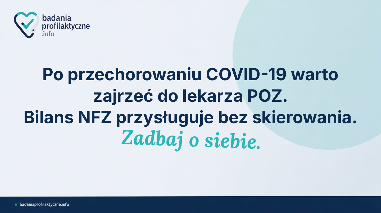 Badania po COVID-19 — co warto sprawdzić po zakażeniu