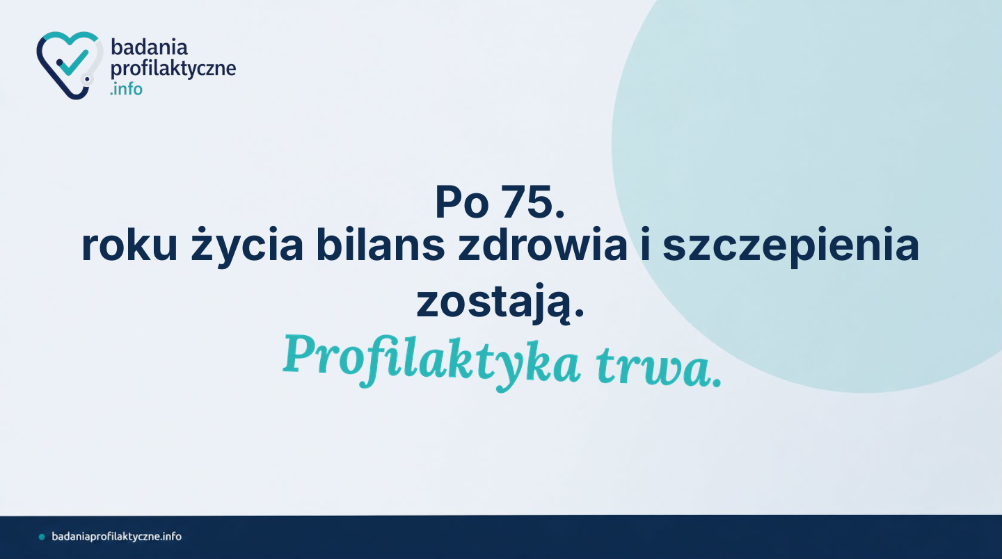Mężczyzna 75+ — jakie badania profilaktyczne wciąż przysługują na NFZ