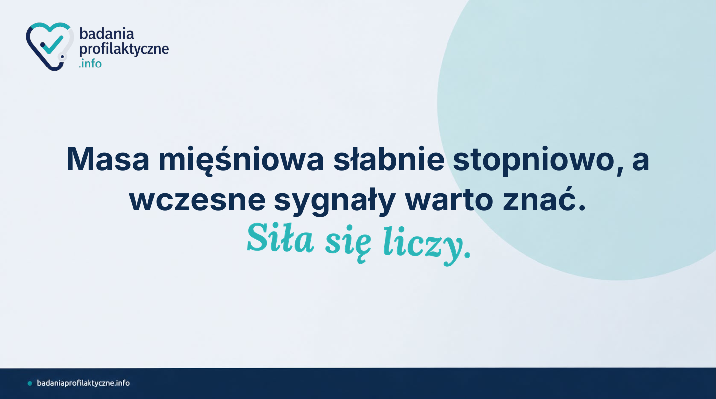 Sarkopenia — kiedy zbadać masę mięśniową i jak spowalniać jej utratę