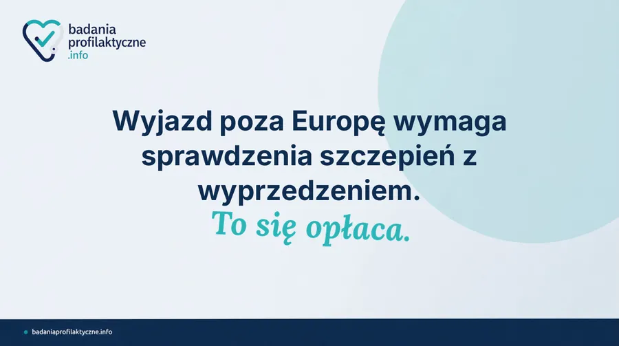 Szczepienia przed wyjazdem za granicę — co sprawdzić
