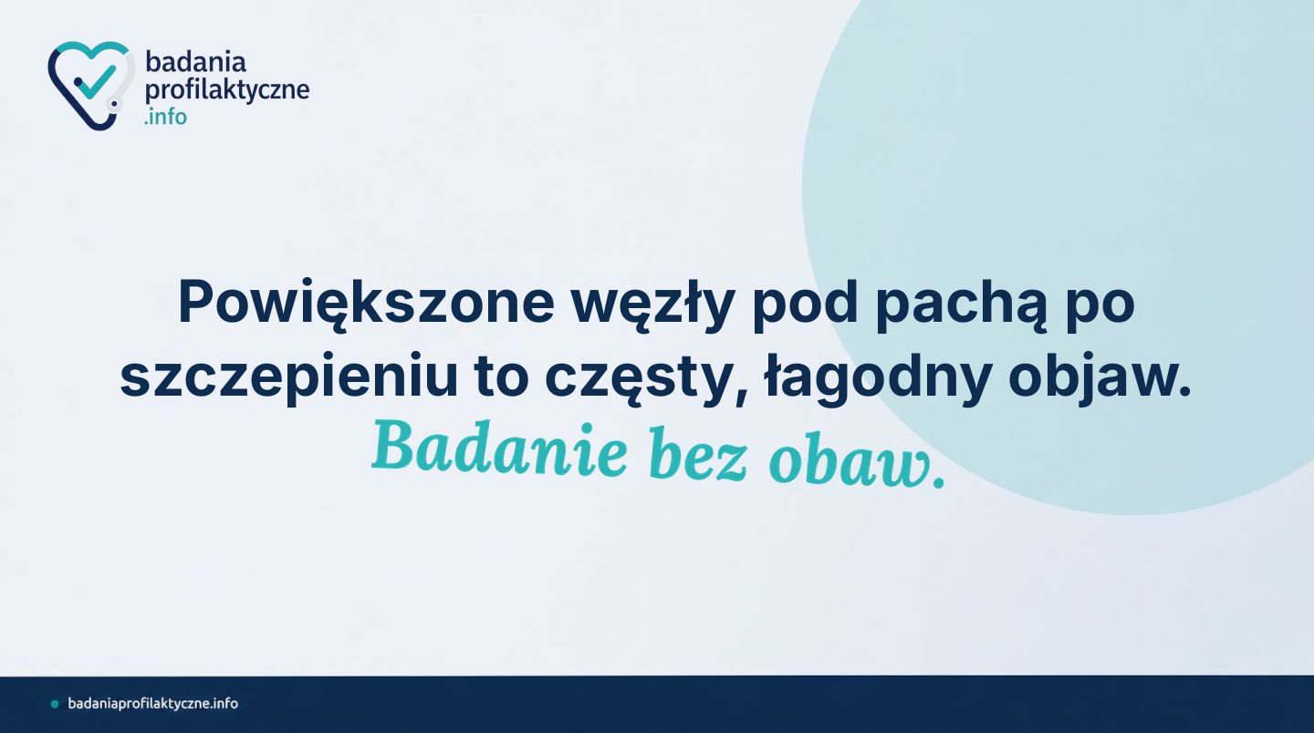 Węzły chłonne po szczepieniu a mammografia — kiedy umówić badanie